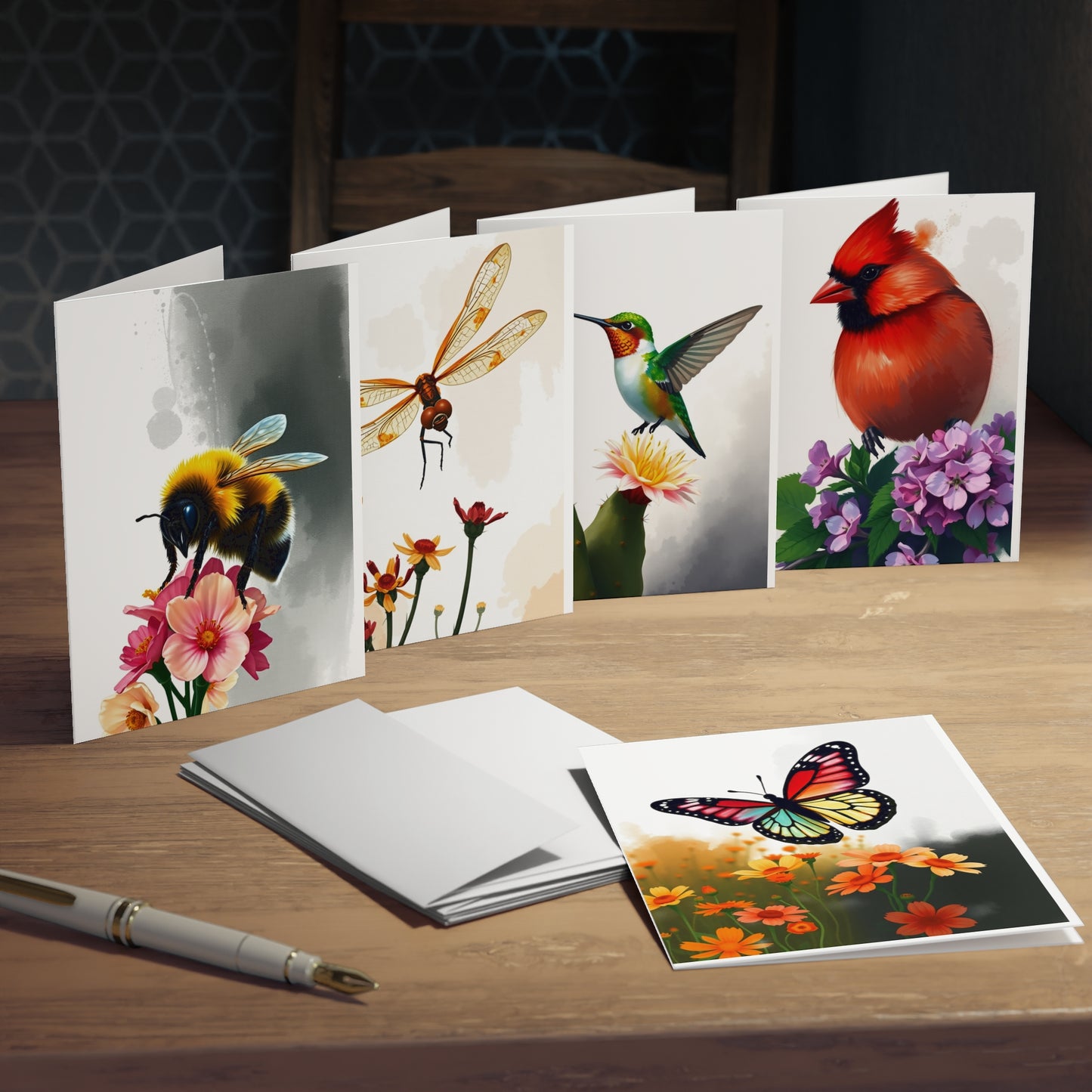 Animal Kinship: Winged Messengers — Symbolic Card Set (5 Cards)