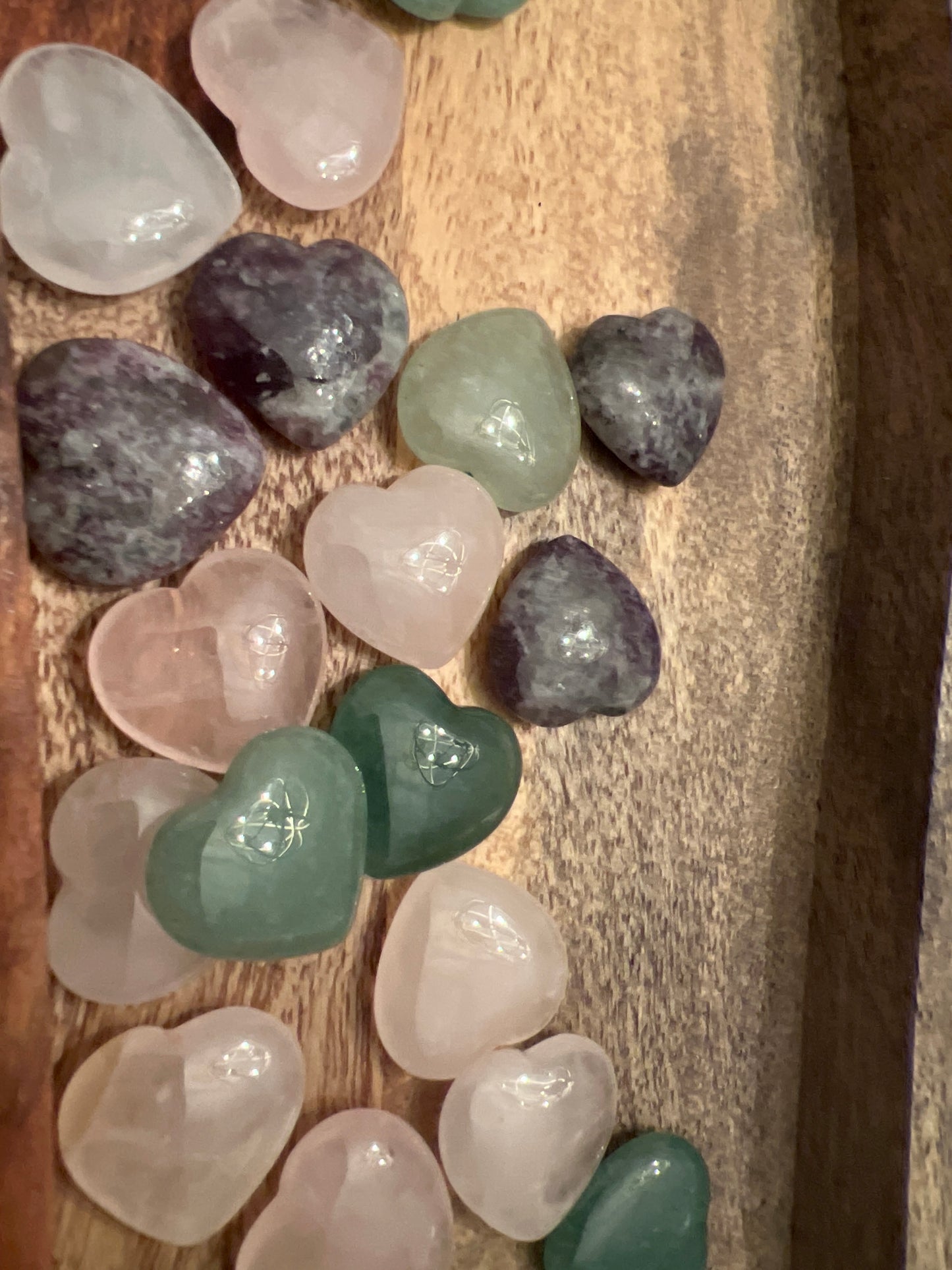 Polished Quartz Heart
