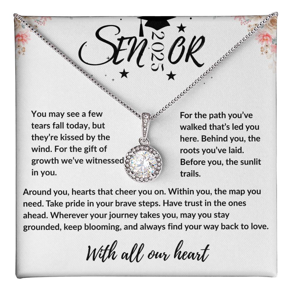 Class of 2025 Necklace | Graduation Jewelry Congratulations Gift | Eternal Hope Necklace | Encouragement Gift from Proud Mom Parent Aunt