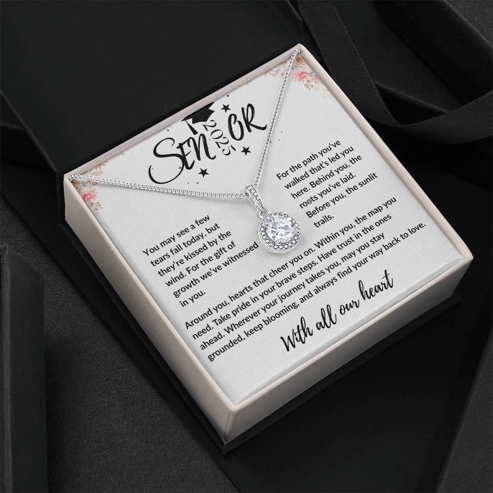 Class of 2025 Necklace | Graduation Jewelry Congratulations Gift | Eternal Hope Necklace | Encouragement Gift from Proud Mom Parent Aunt