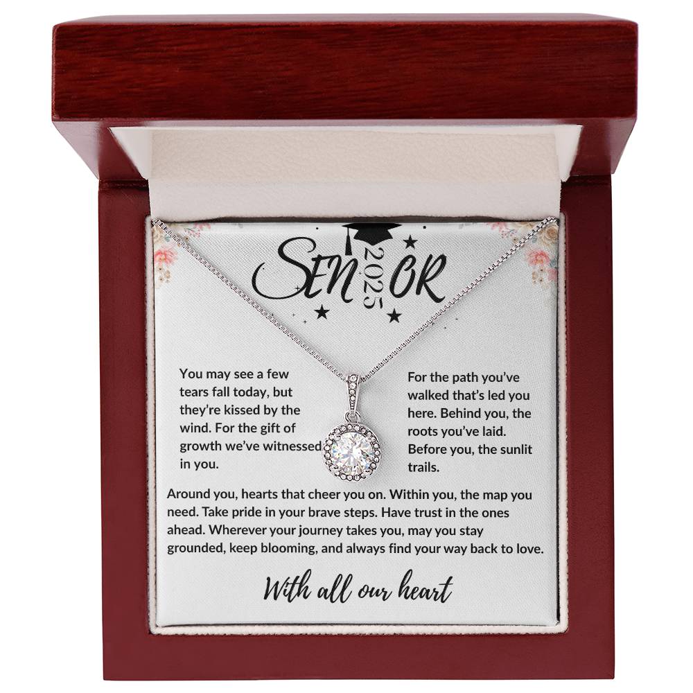 Class of 2025 Necklace | Graduation Jewelry Congratulations Gift | Eternal Hope Necklace | Encouragement Gift from Proud Mom Parent Aunt