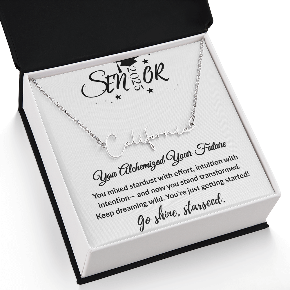 Personalized Name | High School Graduation Gift for Best Friend | College Graduation Gift for Her | Phd Graduation Gift for Daughter | Doctorate Masters Degree MBA