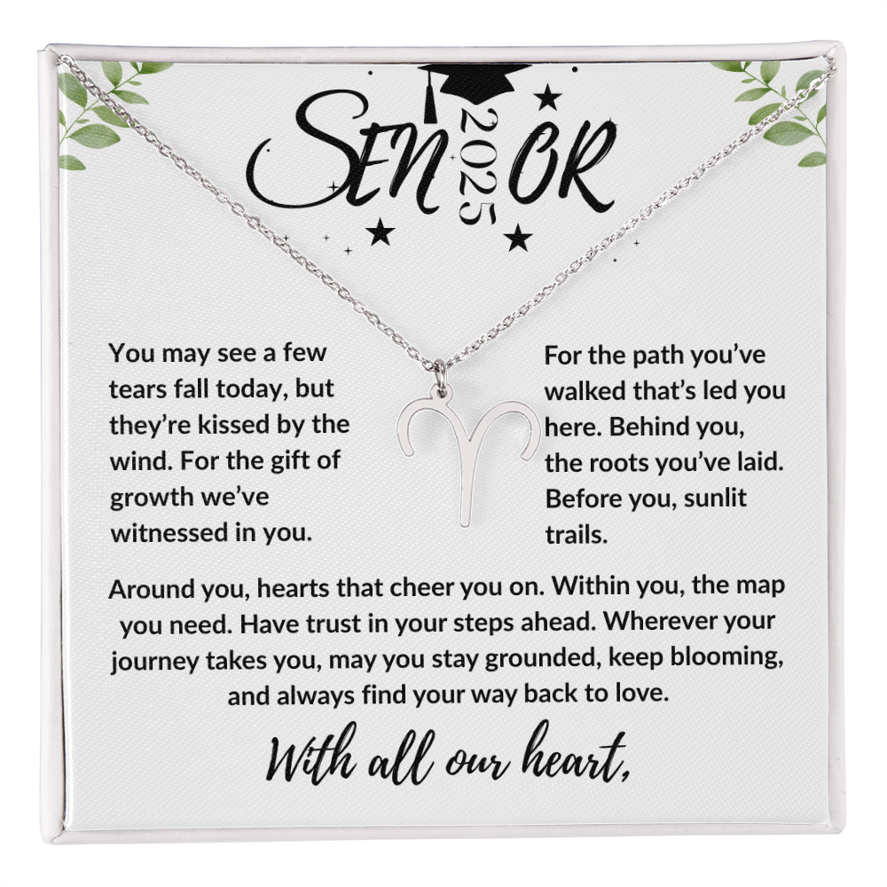 Personalized Graduation Gift Zodiac Necklace | Custom Jewelry | Meaningful Daughter Graduation Necklace | Gift for Her