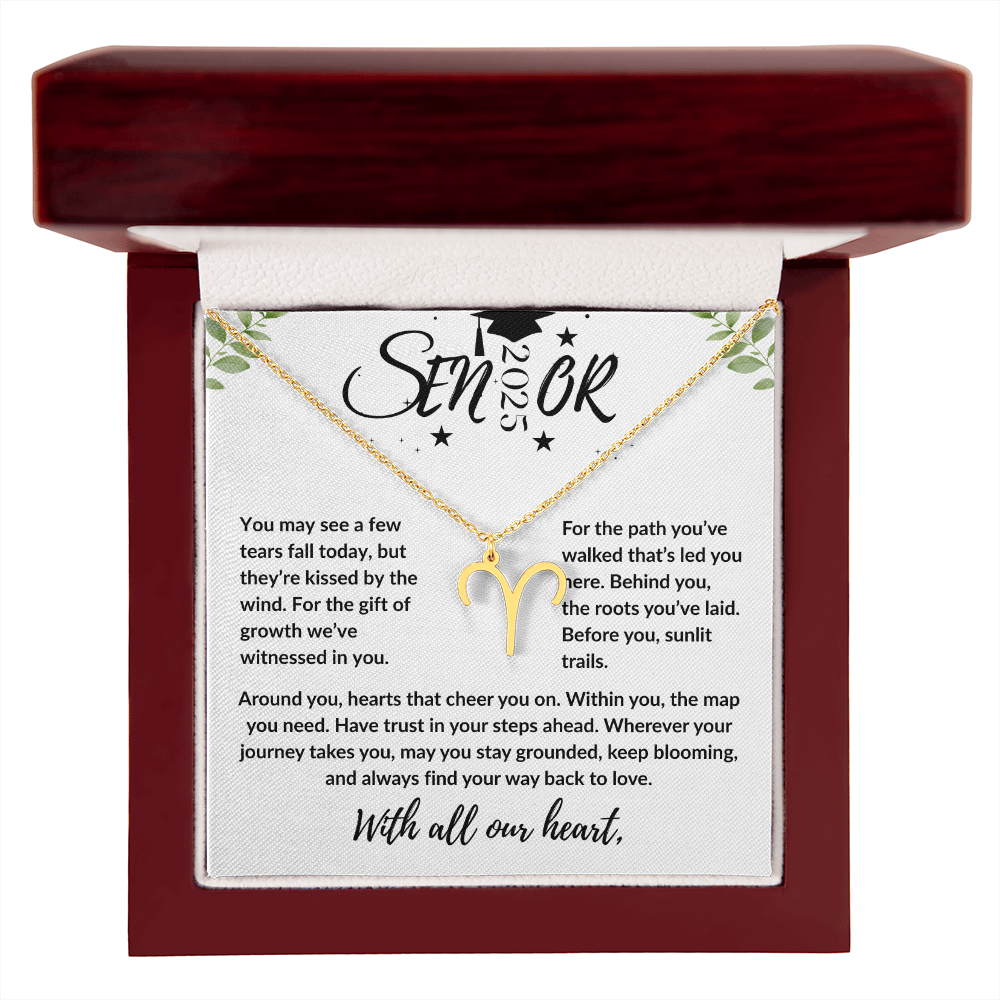 Personalized Graduation Gift Zodiac Necklace | Custom Jewelry | Meaningful Daughter Graduation Necklace | Gift for Her