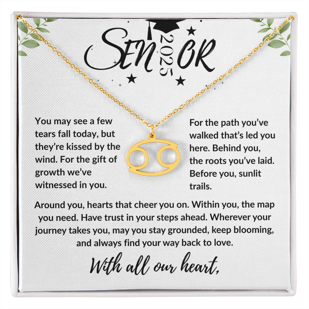 Personalized Graduation Gift Zodiac Necklace | Custom Jewelry | Meaningful Daughter Graduation Necklace | Gift for Her