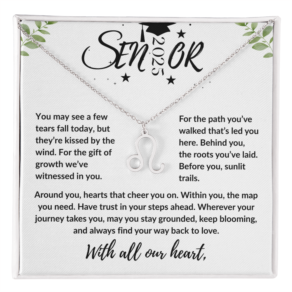 Personalized Graduation Gift Zodiac Necklace | Custom Jewelry | Meaningful Daughter Graduation Necklace | Gift for Her