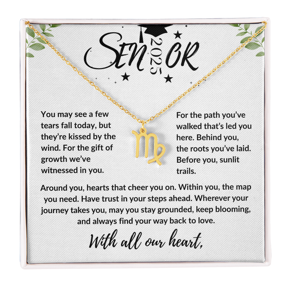 Personalized Graduation Gift Zodiac Necklace | Custom Jewelry | Meaningful Daughter Graduation Necklace | Gift for Her