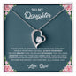 To My Daughter | You Are Braver Than You Believe - Forever Love Necklace