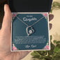 To My Daughter | You Are Braver Than You Believe - Forever Love Necklace