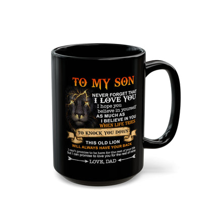 To My Son | Black Mug (11oz, 15oz)