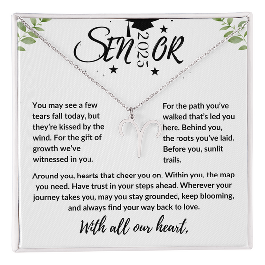 Personalized Graduation Gift Zodiac Necklace | Custom Jewelry | Meaningful Daughter Graduation Necklace | Gift for Her